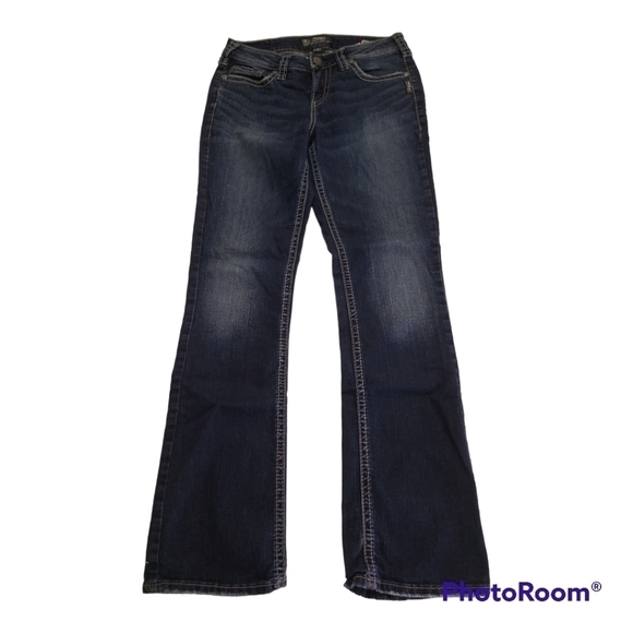 Silver Jeans Denim - ❤️𝅺silver jeans Suki medium wash midrise slim boot cut jeans